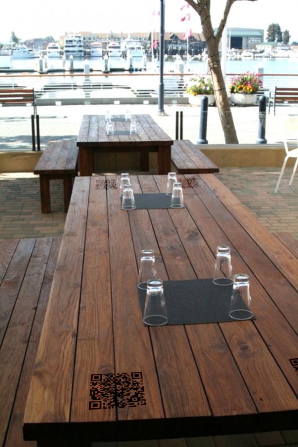 outdoor wood tables plans